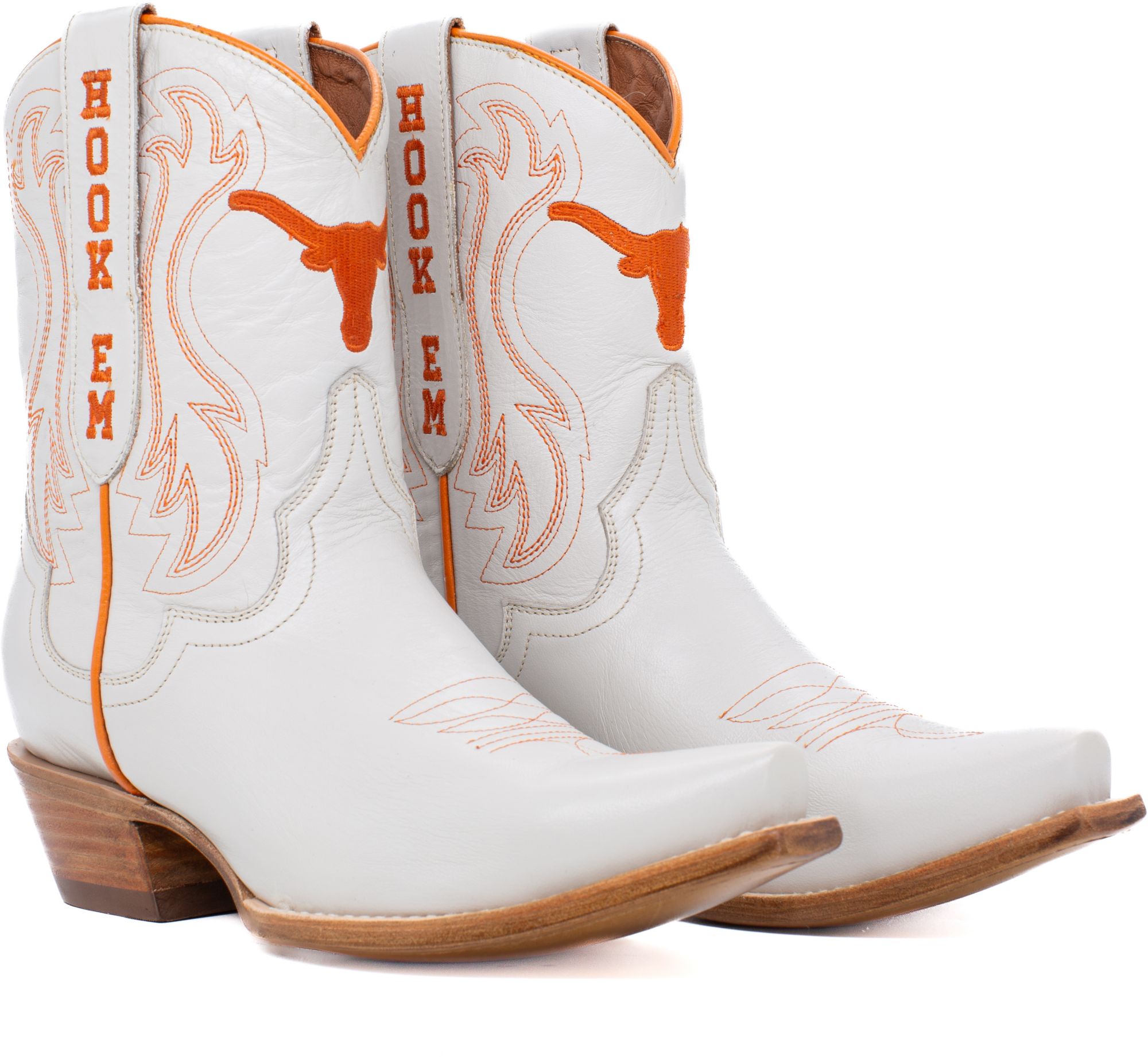 Gameday Boots Women's Texas Longhorns Ivory Sarah Shorty 8"Western Boots