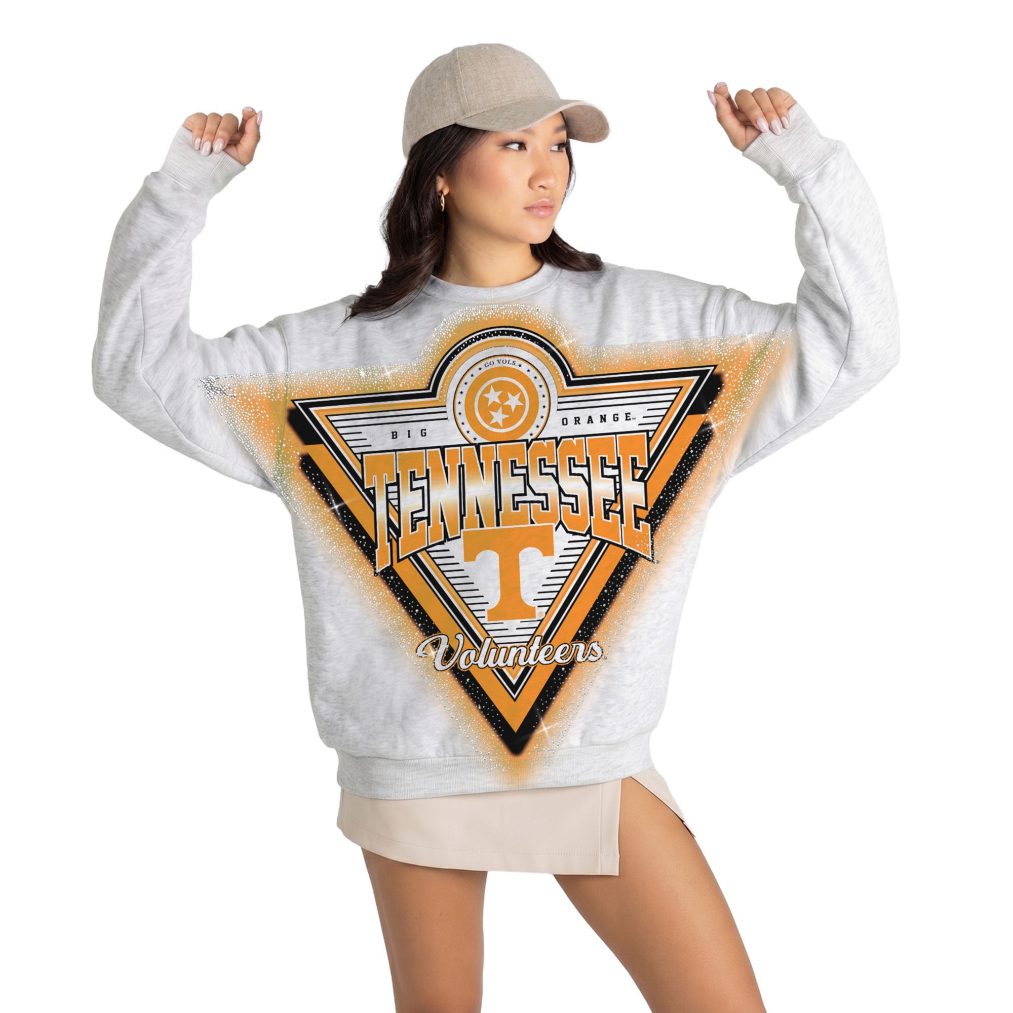 Gameday Couture Women's Tennessee Volunteers Rhinestone Premium Crewneck Sweatshirt
