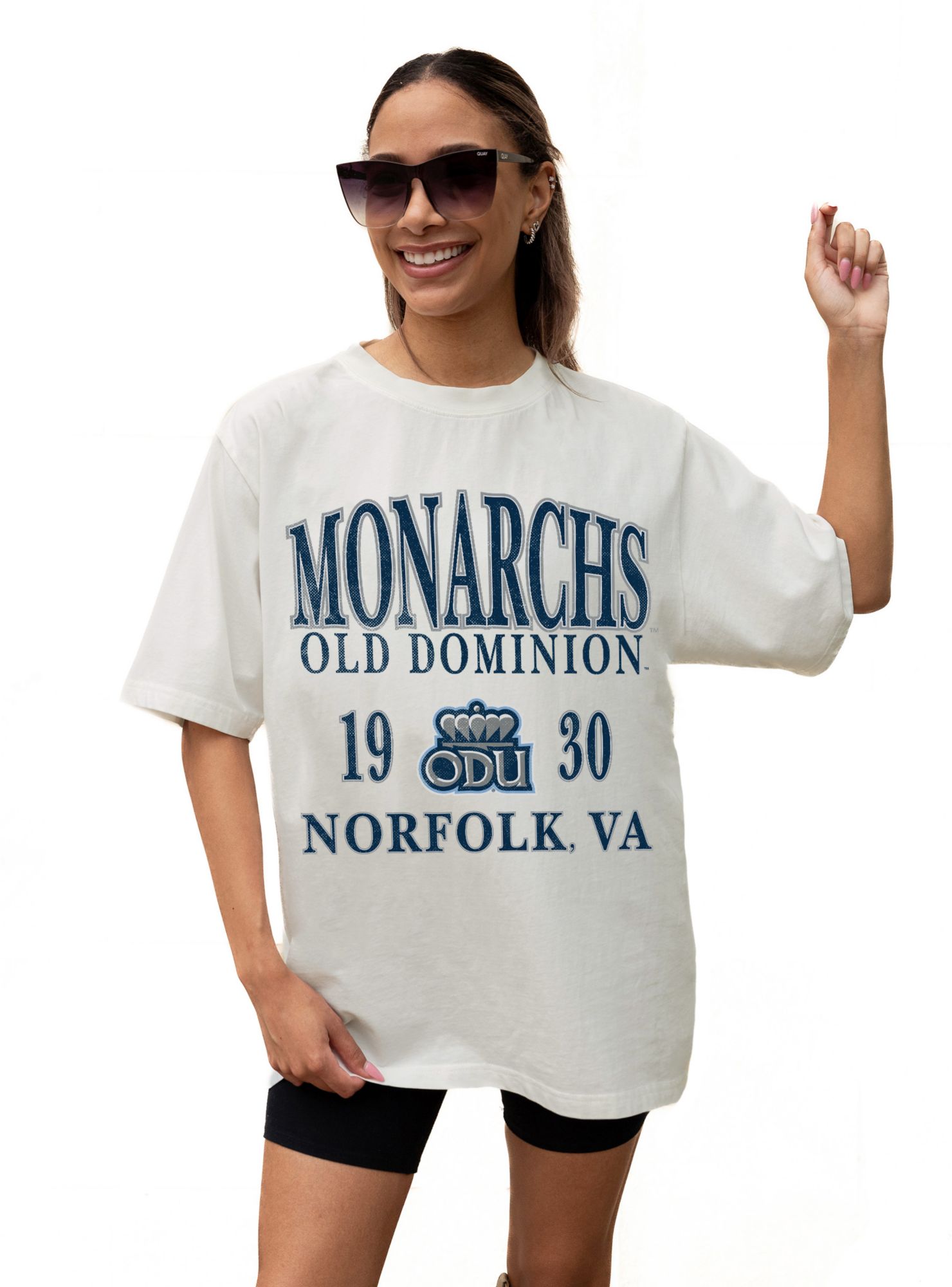 Gameday Couture Women's Old Dominion Monarchs White Oversized T-Shirt