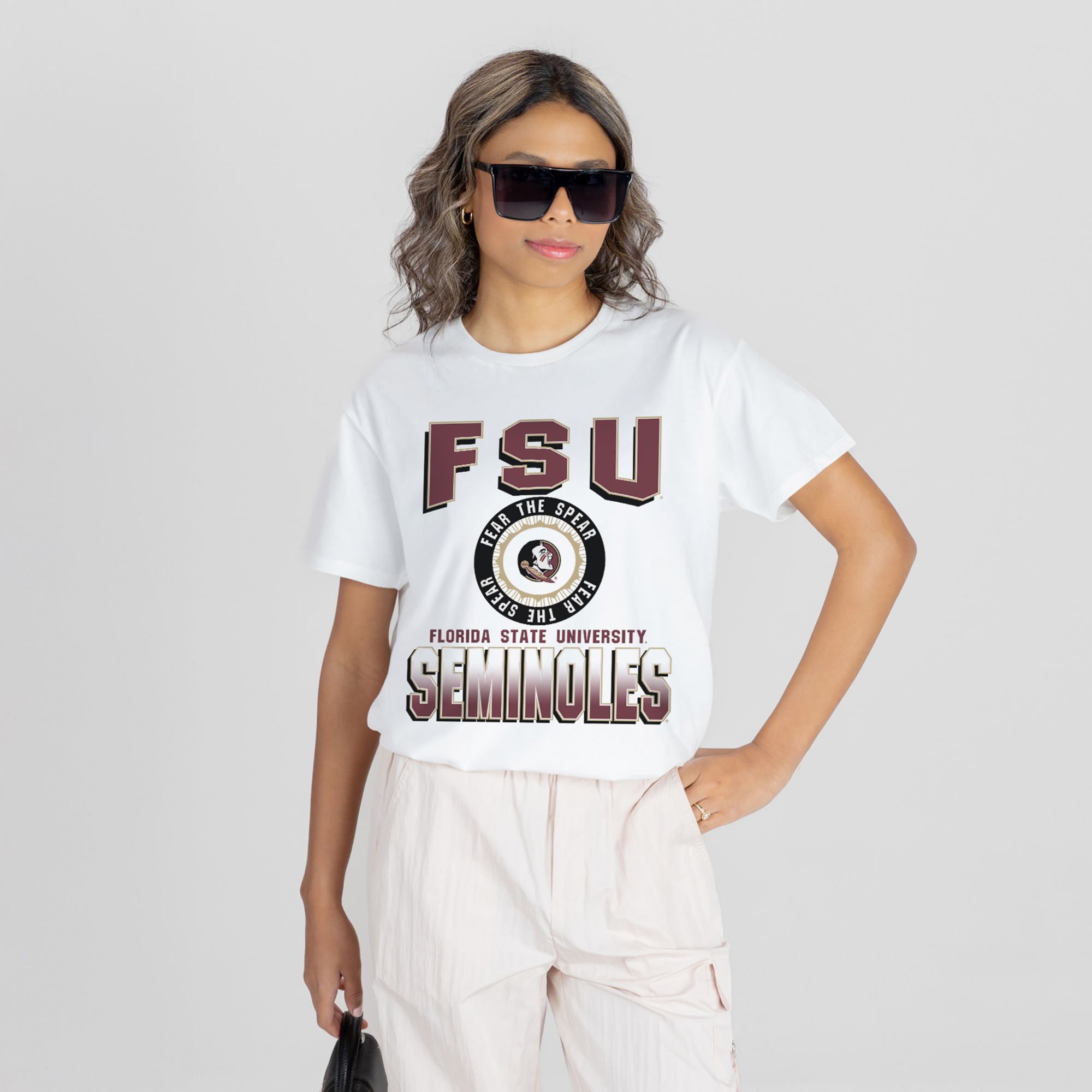 Gameday Couture Women's Florida State Seminoles Flowy White T-Shirt