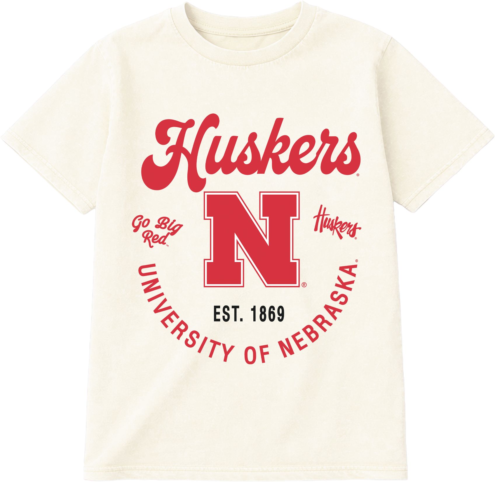 Gameday Couture Women's Nebraska Cornhuskers Ivory Our Name T-Shirt