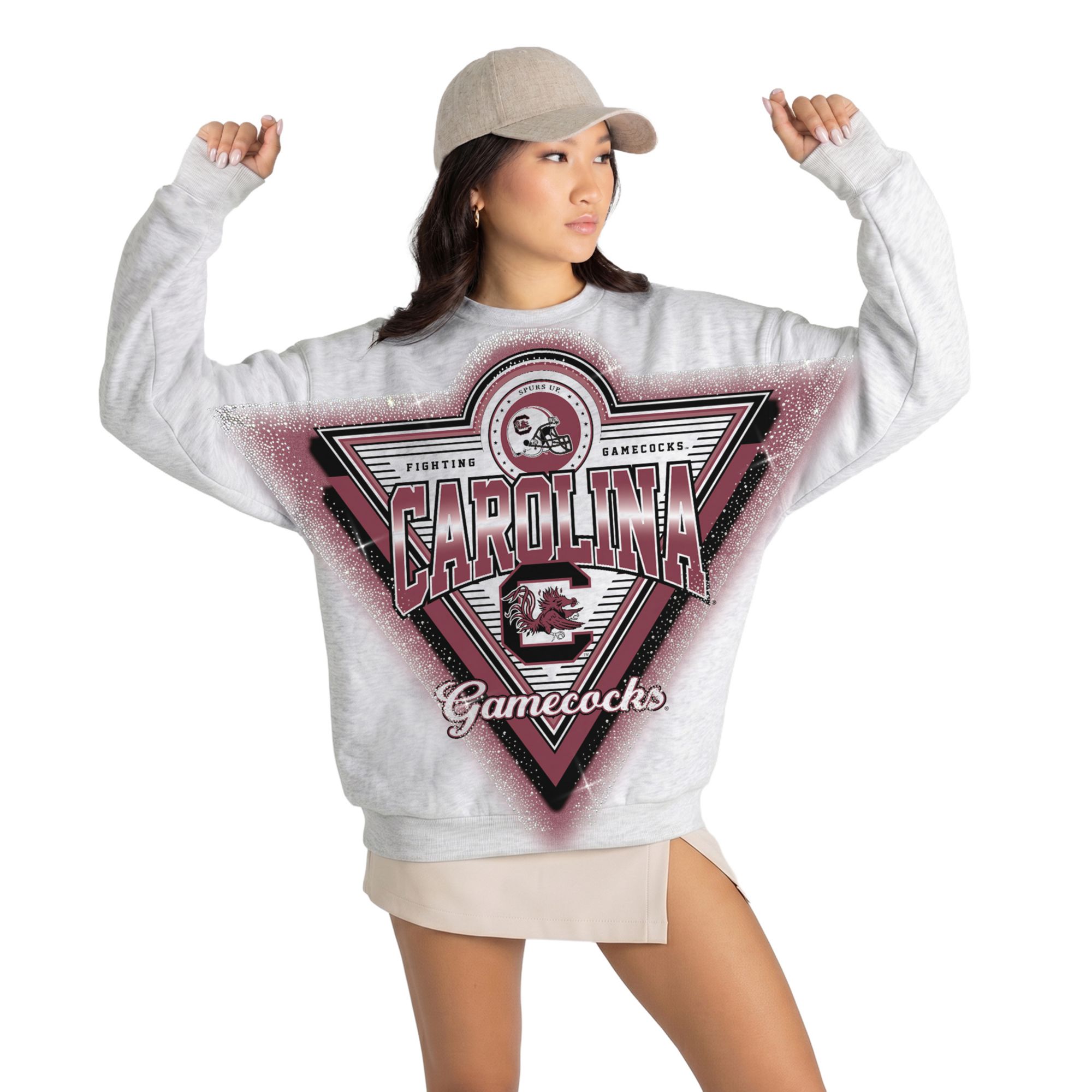 Gameday Couture Women's South Carolina Gamecocks Rhinestone Premium Crewneck Sweatshirt