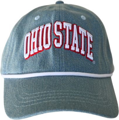 Game Day Social Women's Ohio State Buckeyes Denim Adjustable Denim Hat