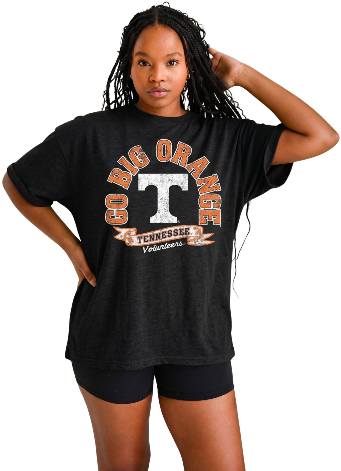 Game Day Social Women's Tennessee Volunteers Orange Roundabout T-Shirt