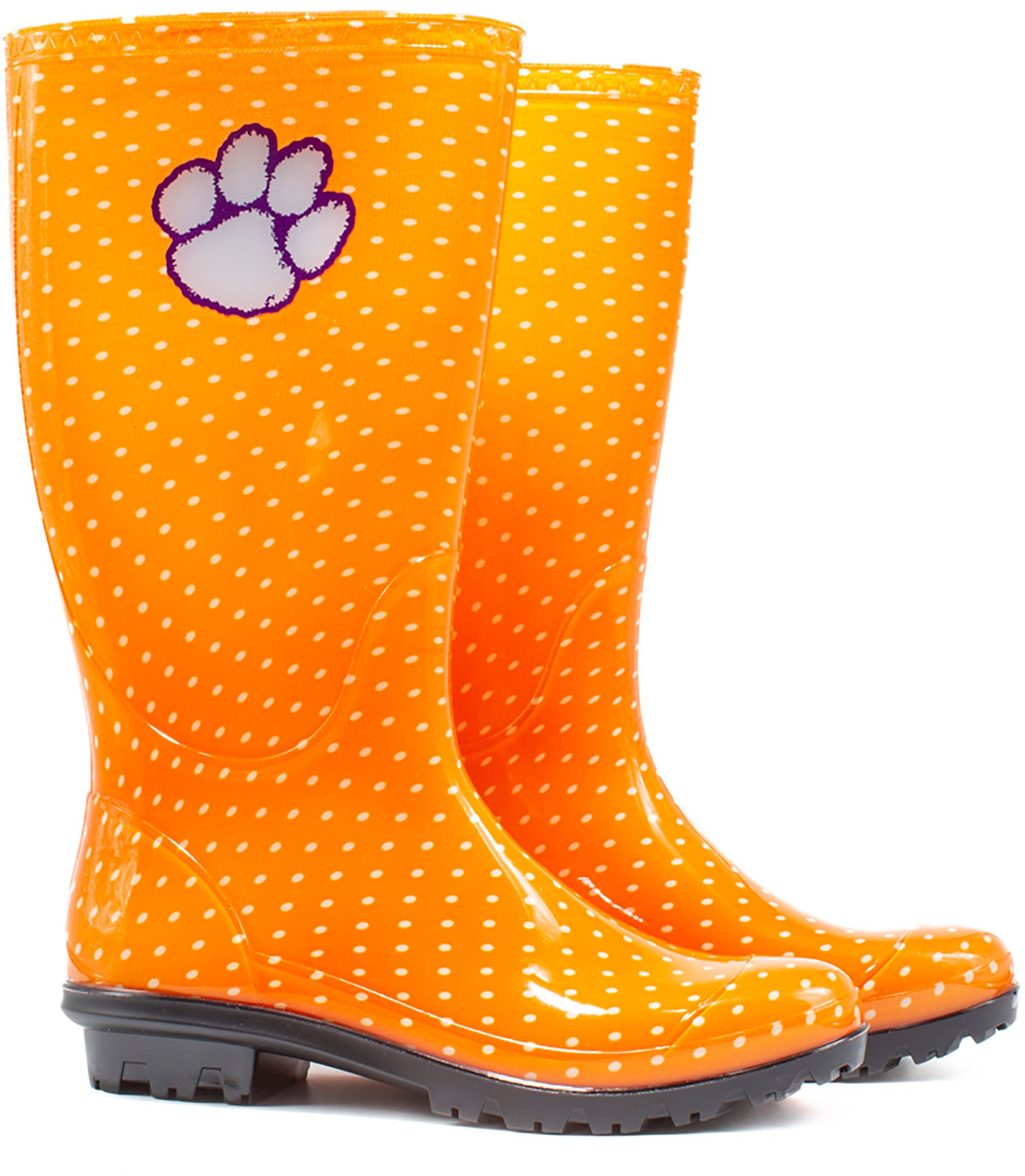 Gameday Boots Women's Clemson Tigers Orange Misty Rain Boots