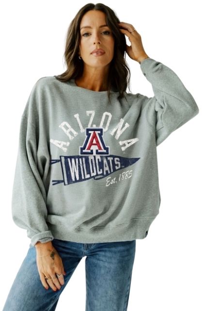 Gameday Social Women's Arizona Wildcats Stillson Crewneck Sweatshirt