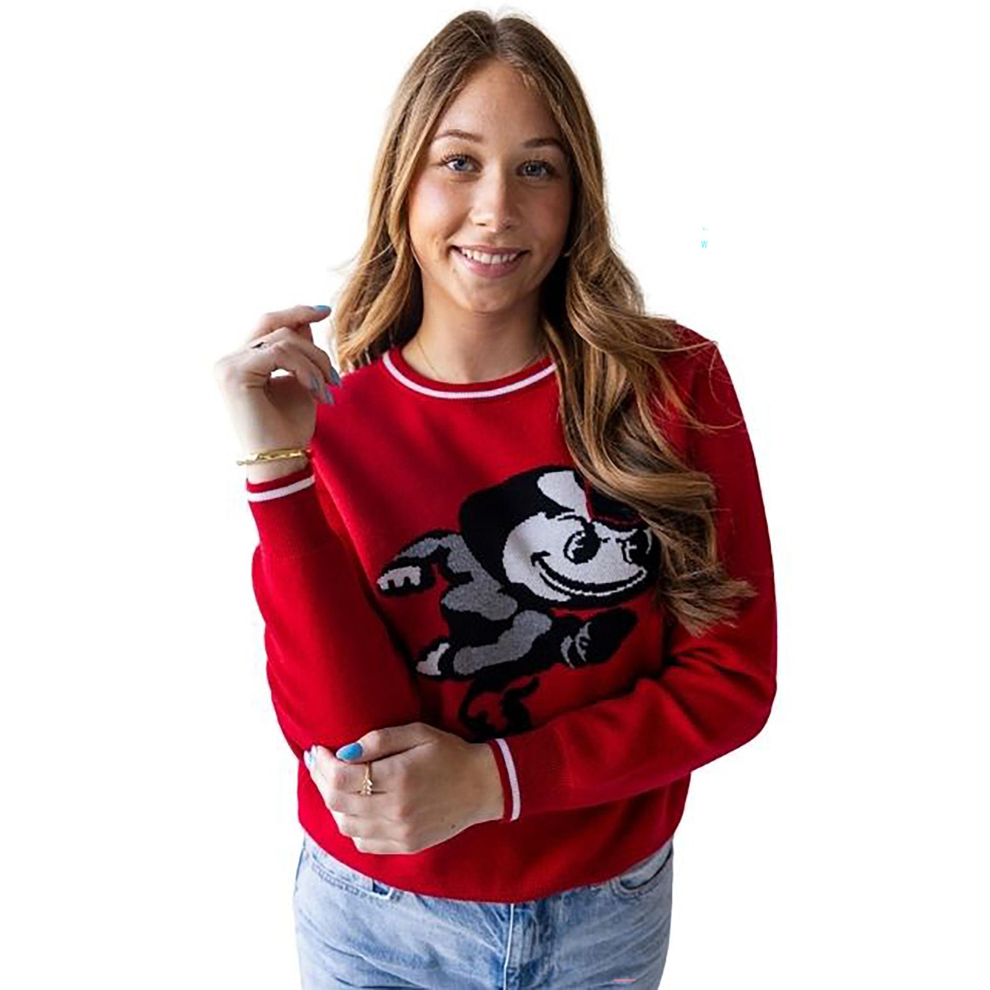 Gameday Social Women's Ohio State Buckeyes Red Sweater
