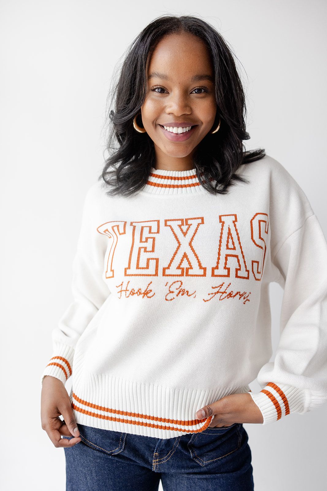 Gameday Social Women's Texas Longhorns Burnt Orange Sweater