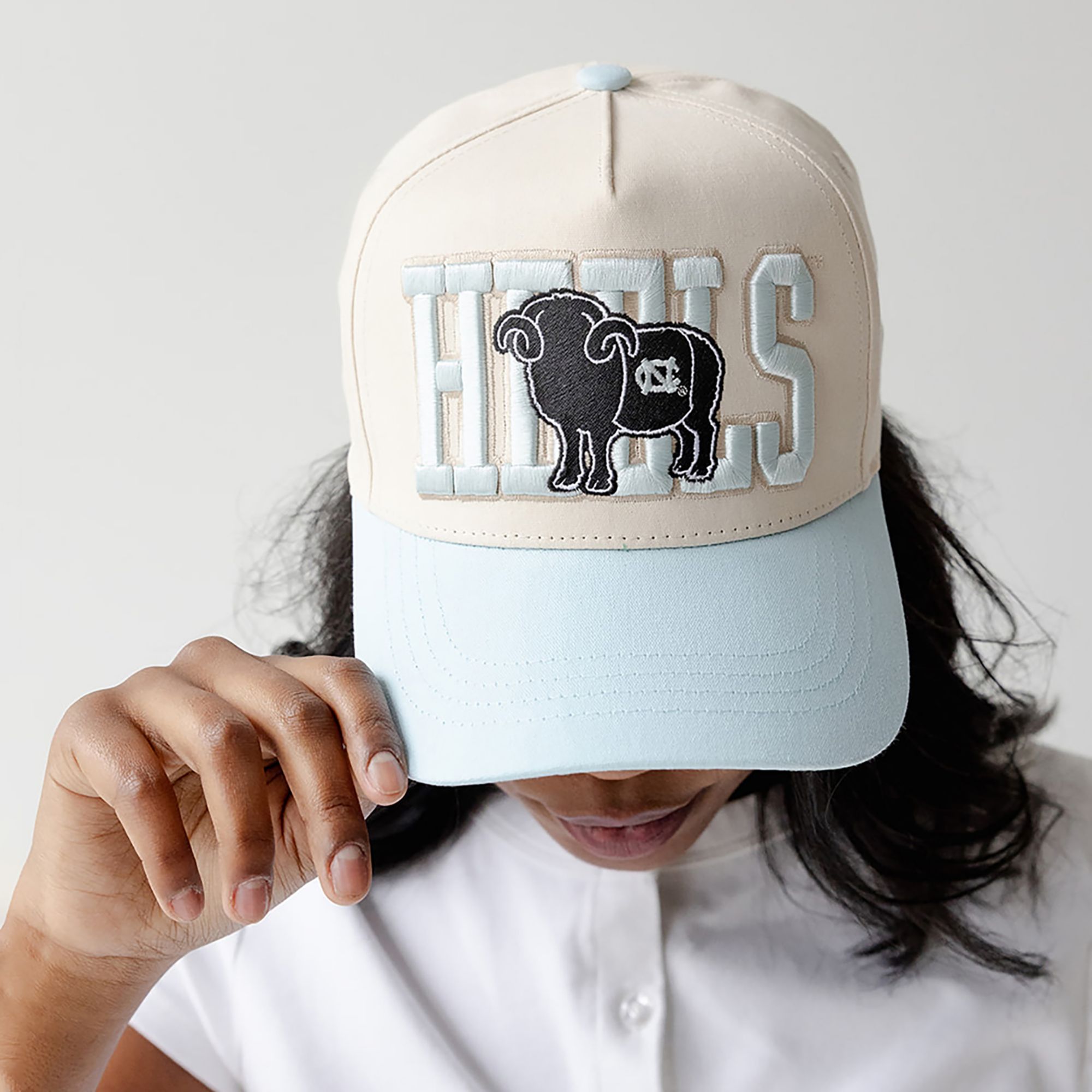 Gameday Social Women's North Carolina Tar Heels Carolina Blue Mascot Patch Hat
