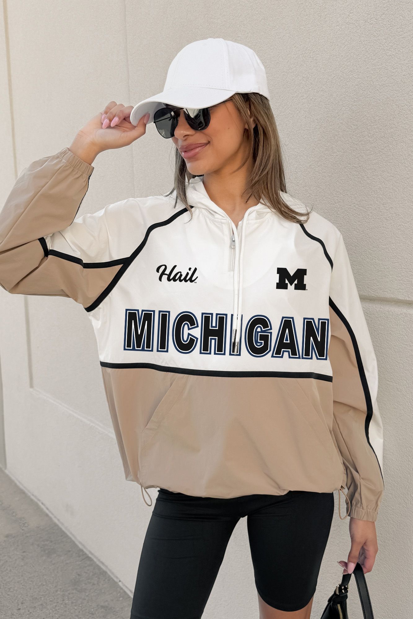 Gameday Couture Women's Michigan Wolverines Colorblock Windbreaker