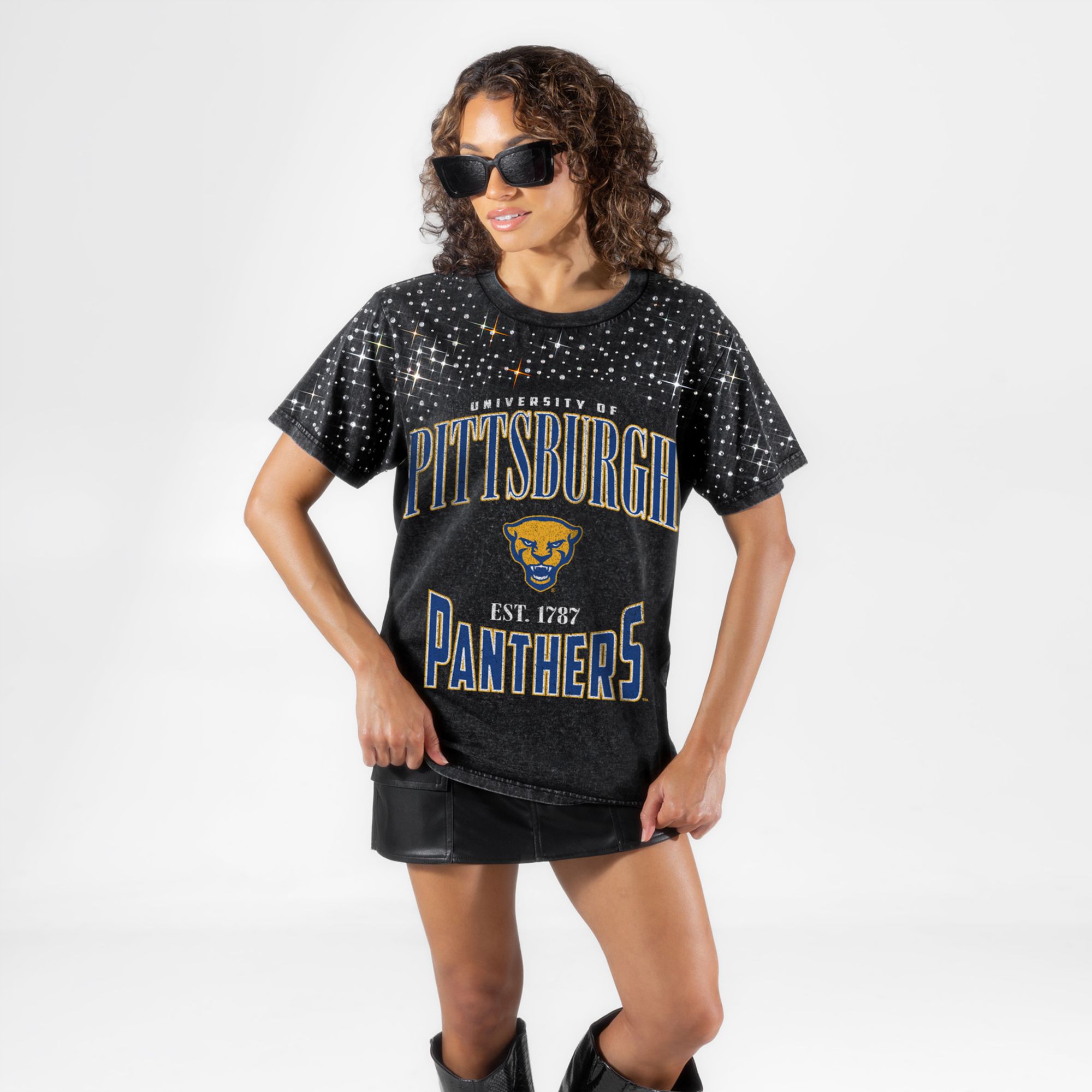 Gameday Couture Women's Pitt Panthers Rhinestone T-Shirt