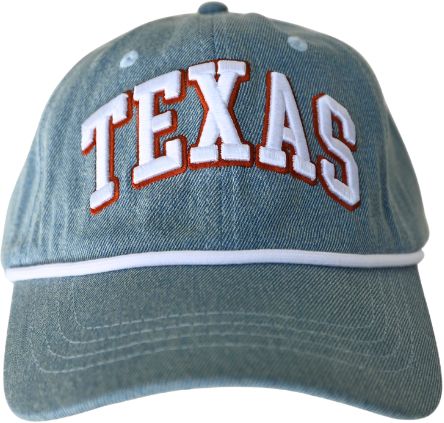 Game Day Social Women's Texas Longhorns Denim Adjustable Denim Hat
