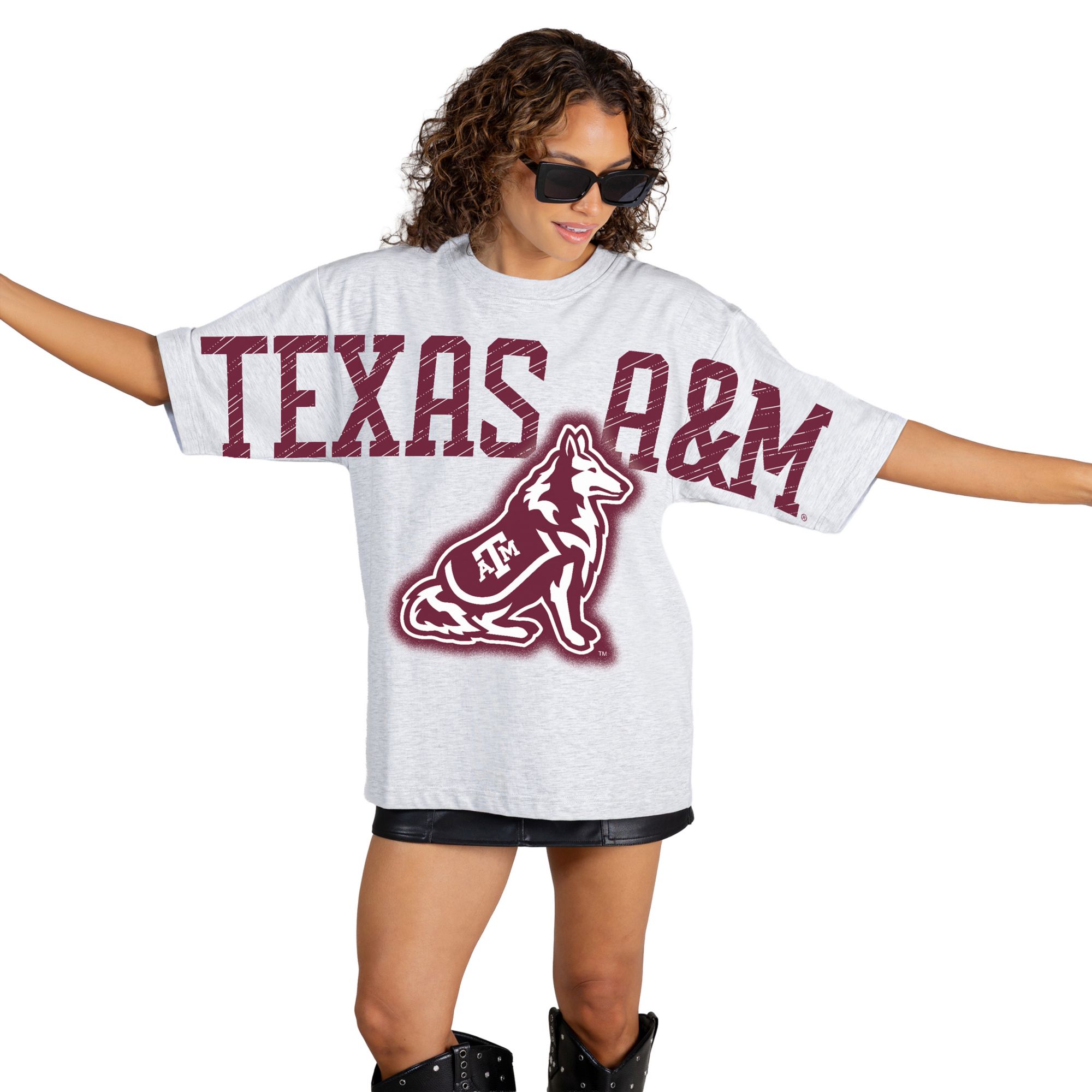 Gameday Couture Women's Texas A&amp;M Aggies White Drip Culture T-Shirt