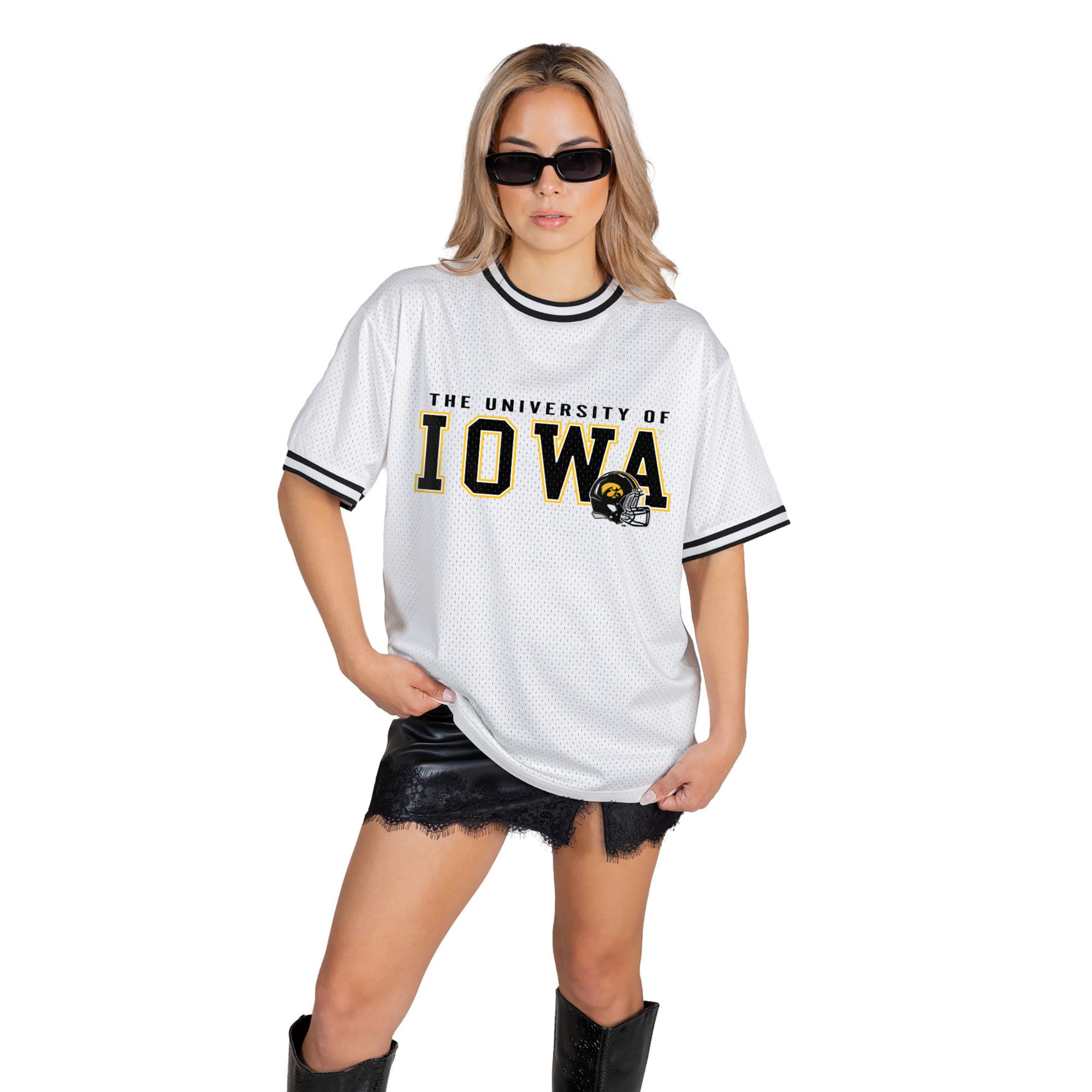 Gameday Couture Women's Iowa Hawkeyes White Believe the Hype Jersey