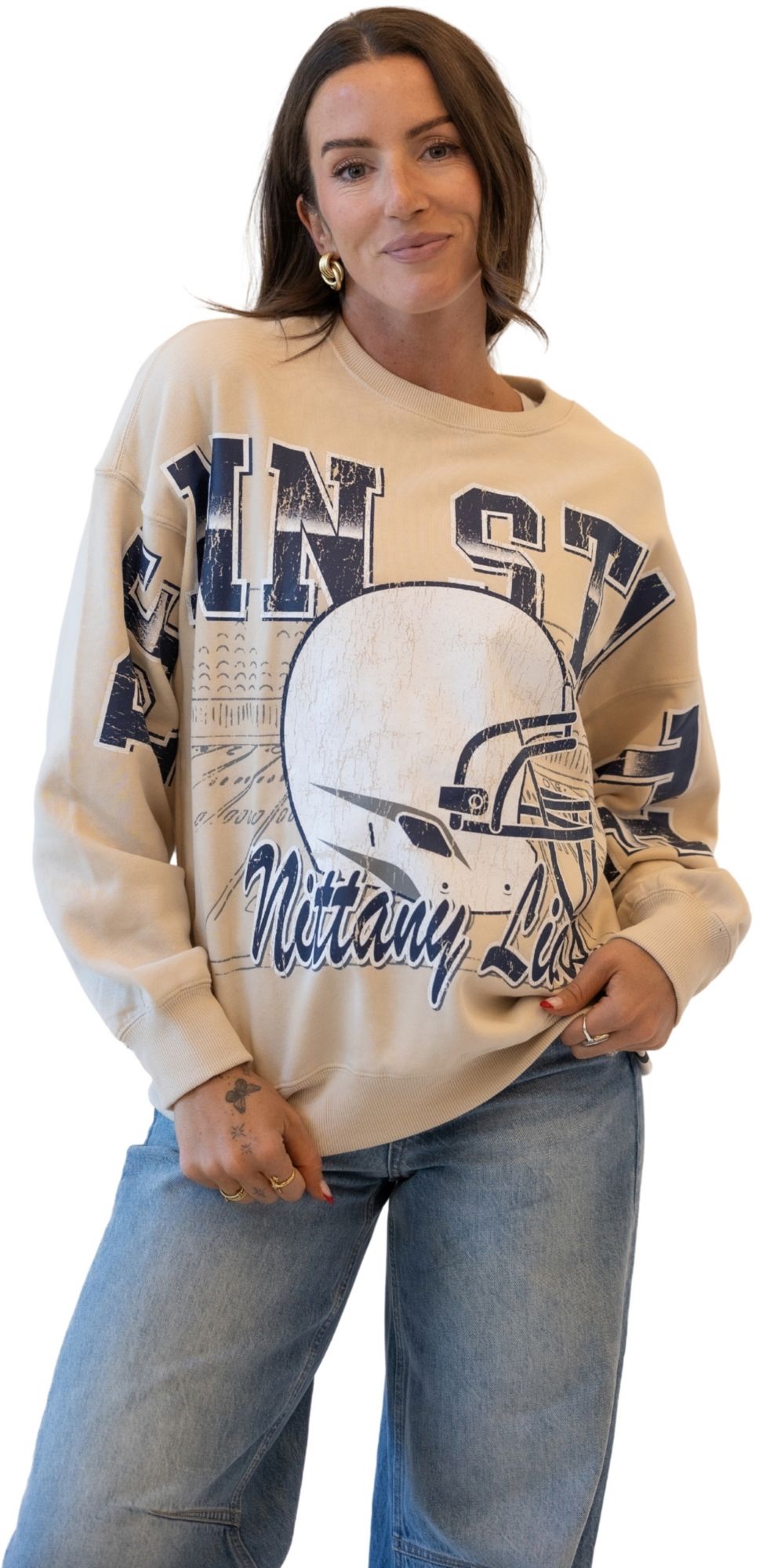 Gameday Social Women's Penn State Nittany Lions Homefield Crewneck Sweatshirt