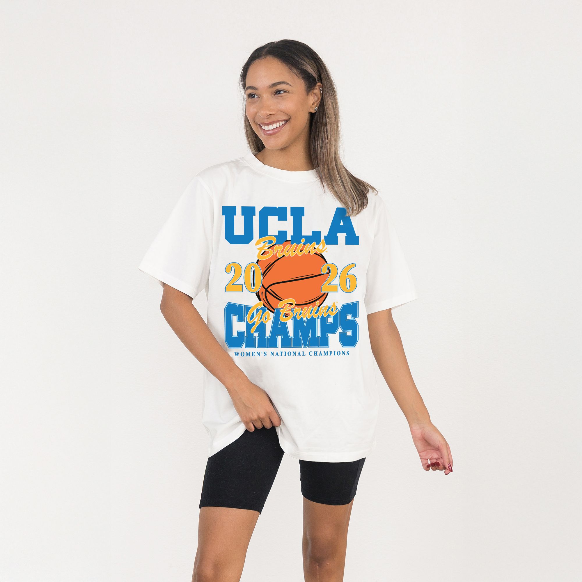 Gameday Couture Women's 2026 Women's Basketball National Champions UCLA Bruins T-Shirt