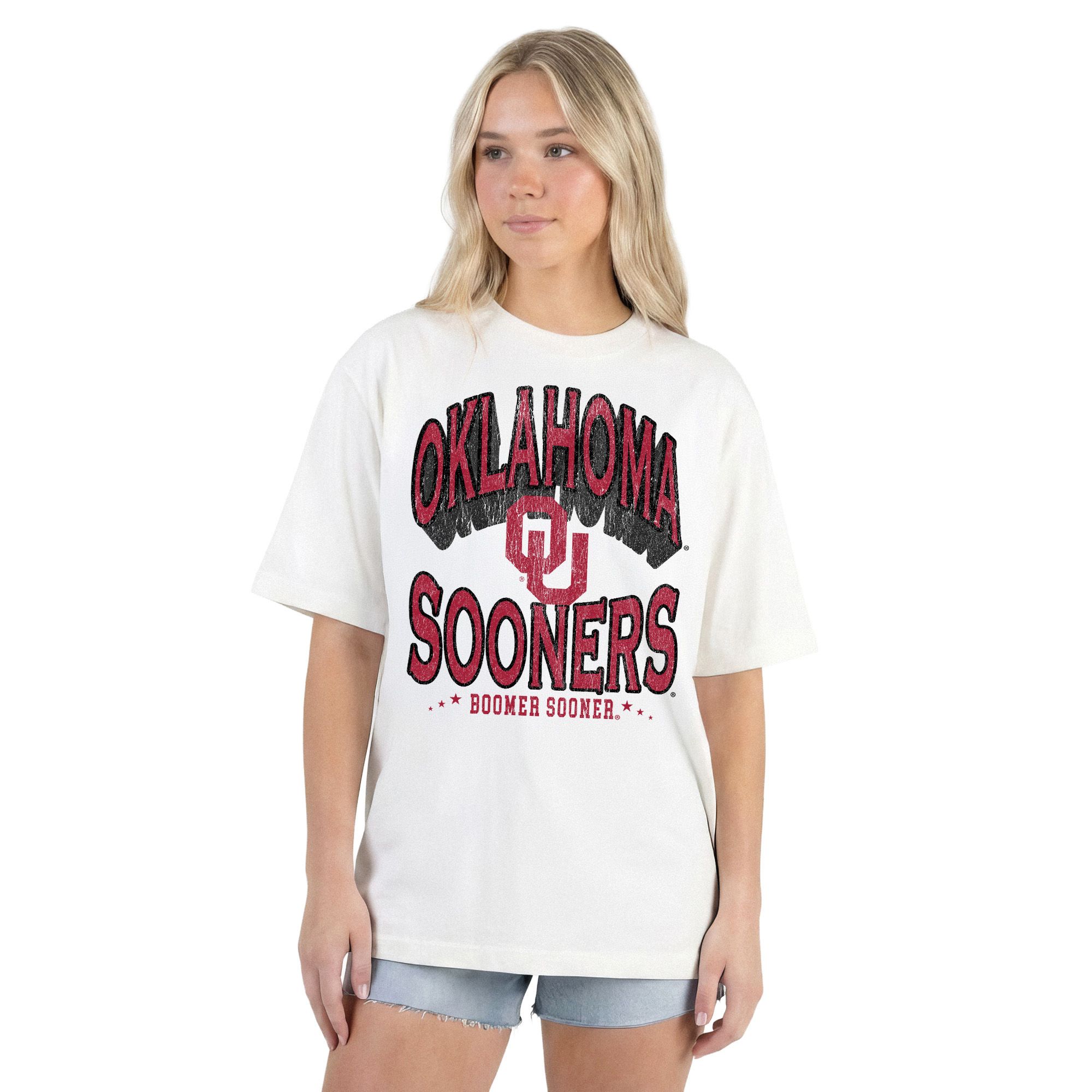 Gameday Couture Women's Oklahoma Sooners Ivory Relaxed Fit T-Shirt