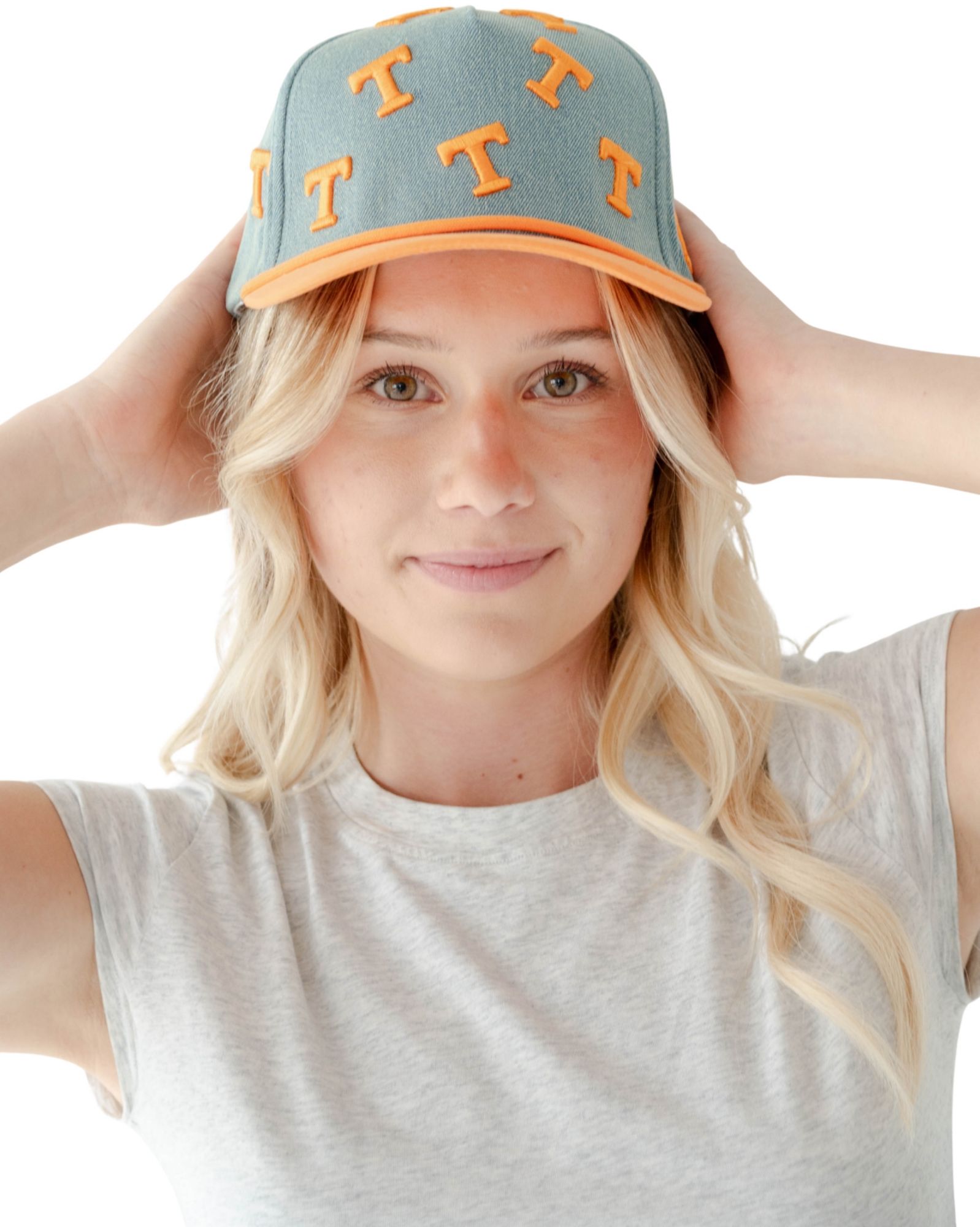 Game Day Social Women's Tennessee Volunteers Denim Adjustable Denim Hat