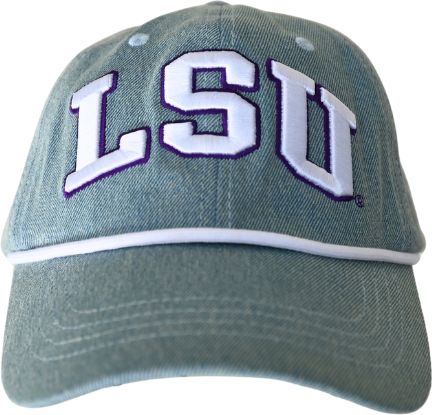 Game Day Social Women's LSU Tigers Denim Adjustable Denim Hat