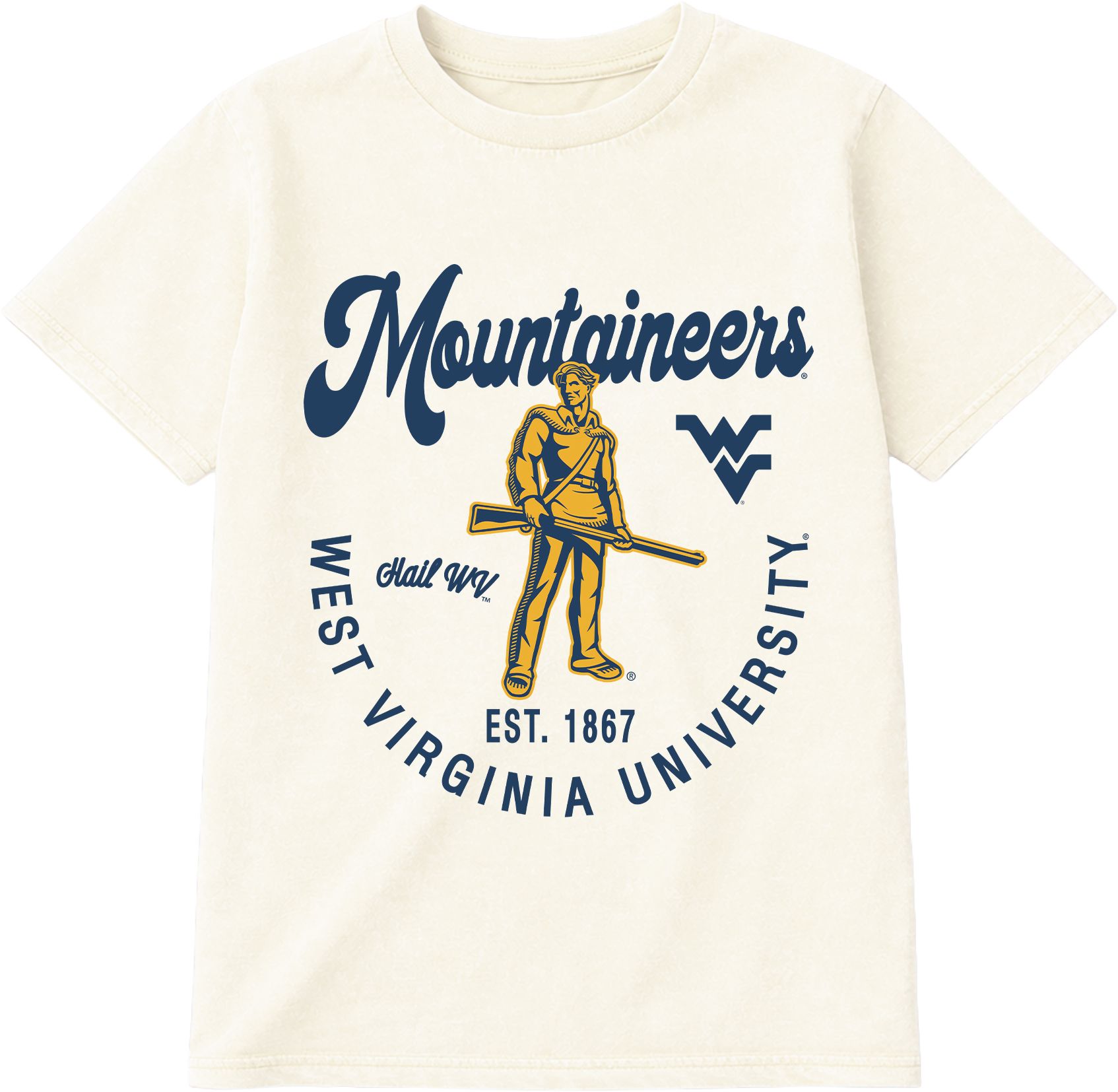 Gameday Couture Women's West Virginia Mountaineers Ivory Our Name T-Shirt