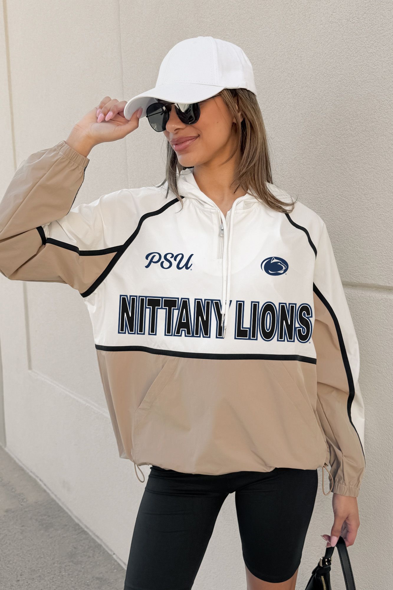 Gameday Couture Women's Penn State Nittany Lions Colorblock Windbreaker