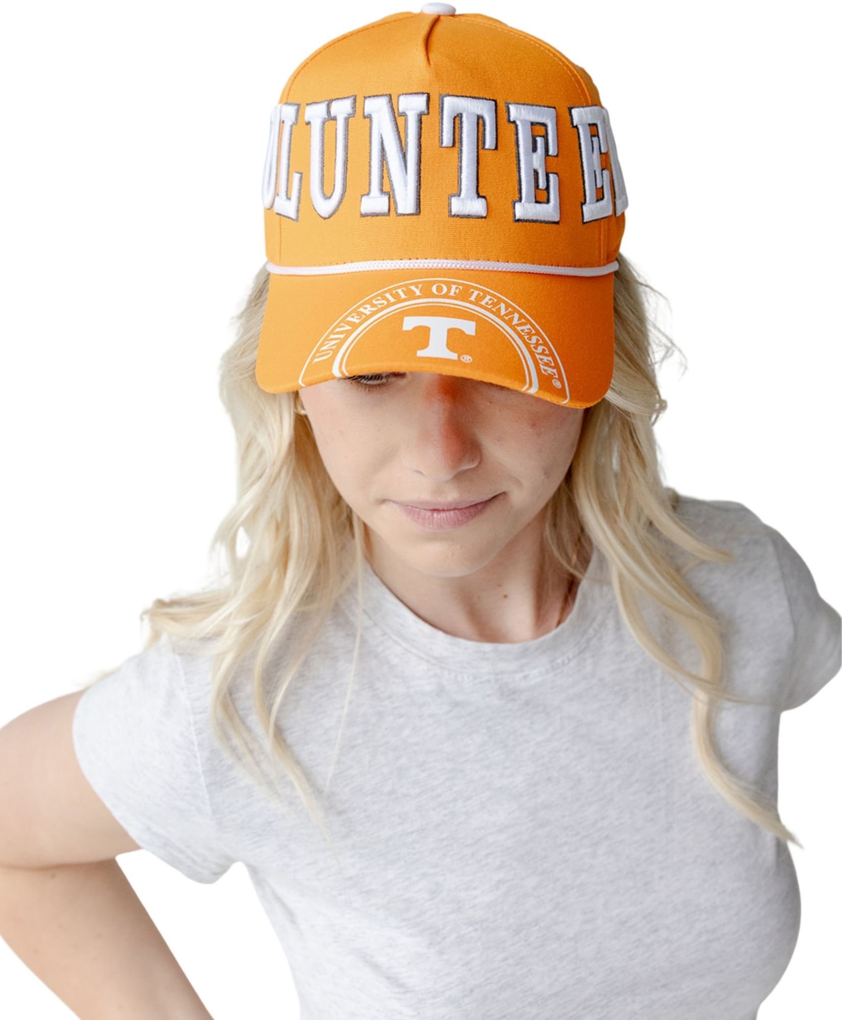 Game Day Social Women's Tennessee Volunteers Orange Adjustable Denim Hat