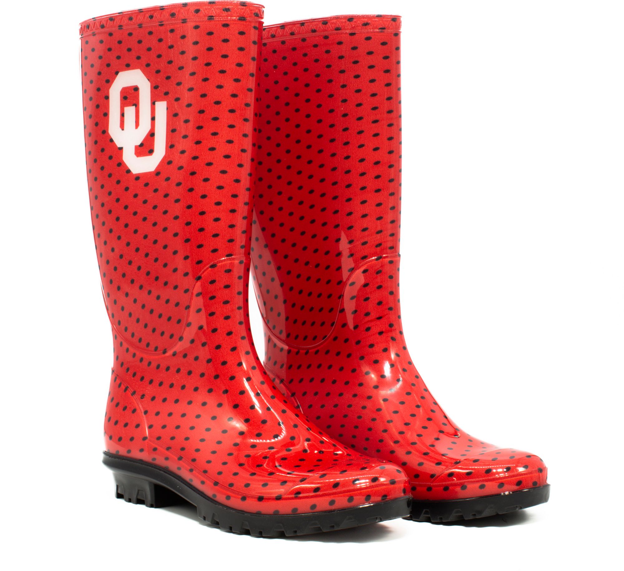 Gameday Boots Women's Oklahoma Sooners Red Misty Rain Boots