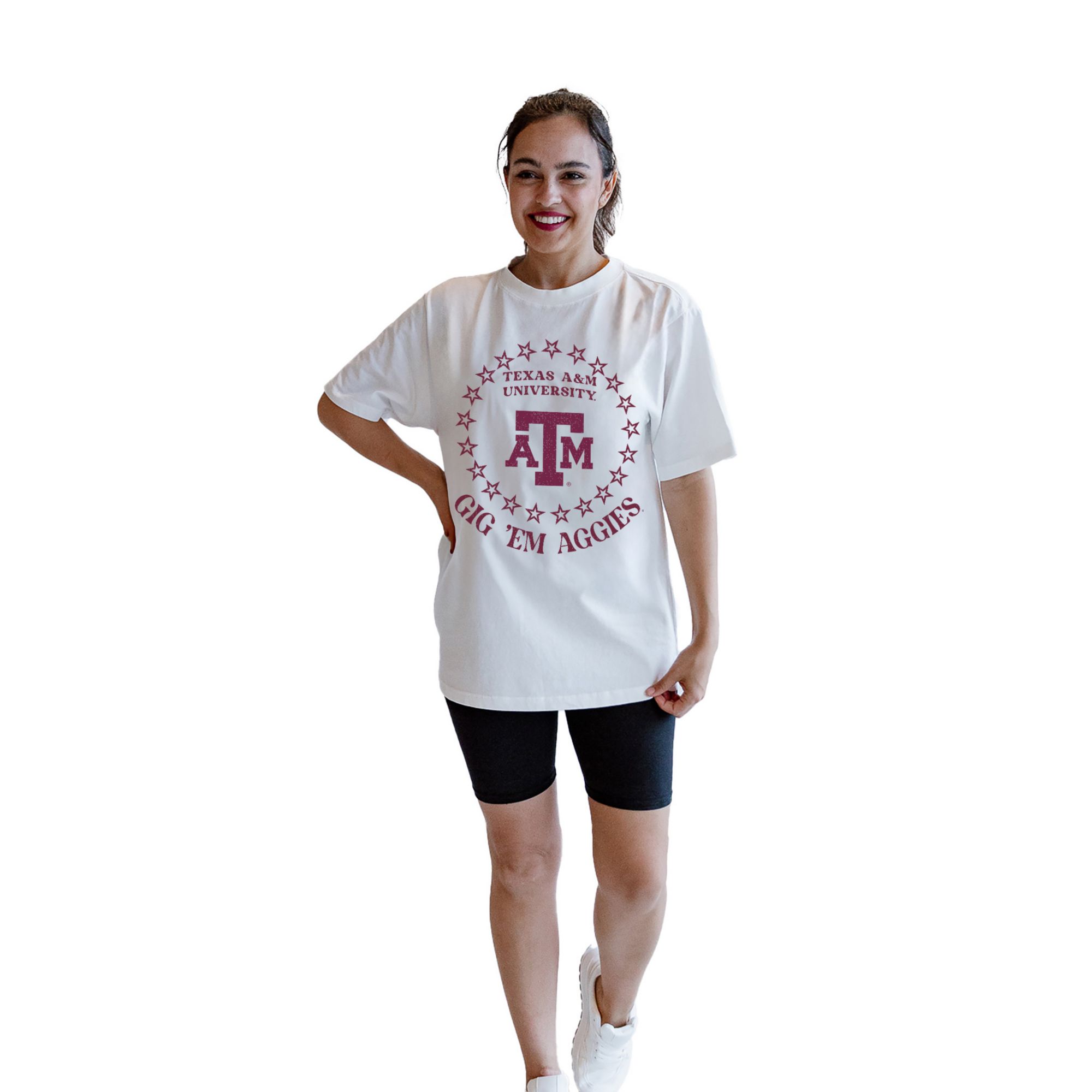 Gameday Couture Women's Texas A&M Aggies "Gig 'Em Aggies" White T-Shirt