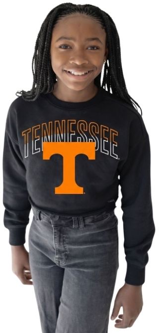 Gameday Social Youth Tennessee Volunteers Black Starlite Long Sleeve Shirt