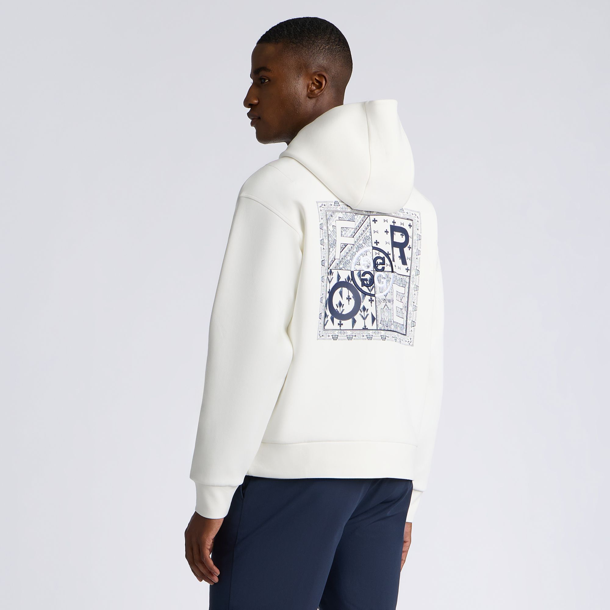 G/FORE Men's Fore Corners Cotton Blend Scuba Golf Hoodie