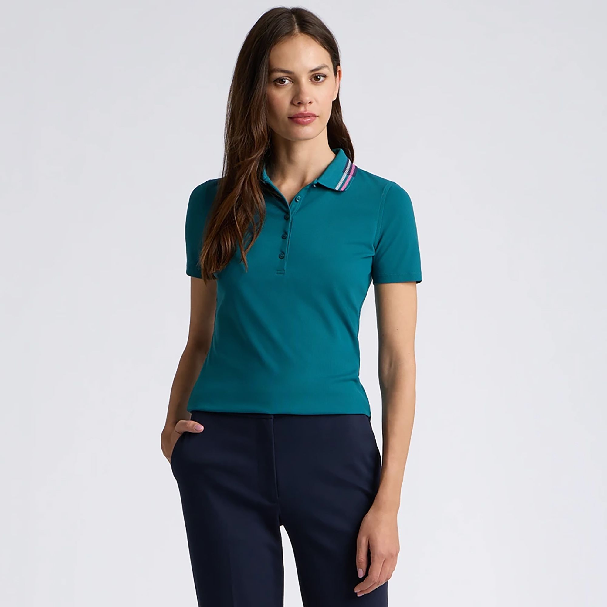 G/FORE Women's Tech Nylon Rib Golf Polo