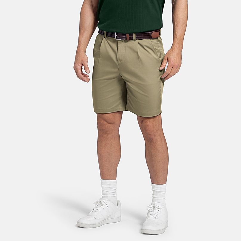 GHOST GOLF Men's 8” Patrons Pleated Golf Short