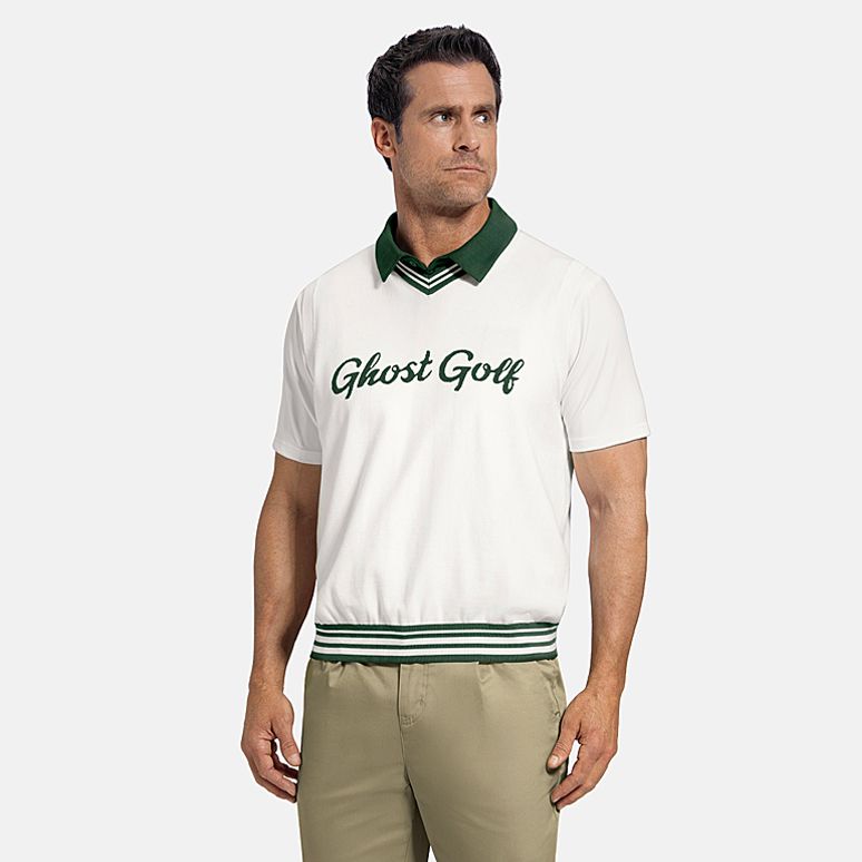 GHOST GOLF Men's Patrons Golf Sweater Vest
