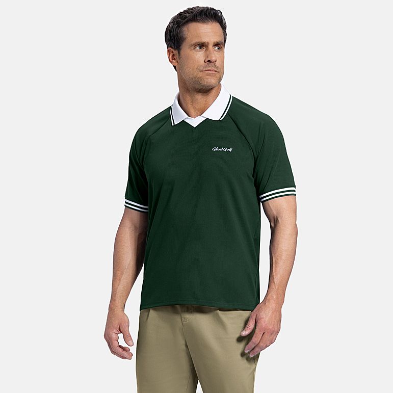 GHOST GOLF Men's Patrons Heritage Golf Polo