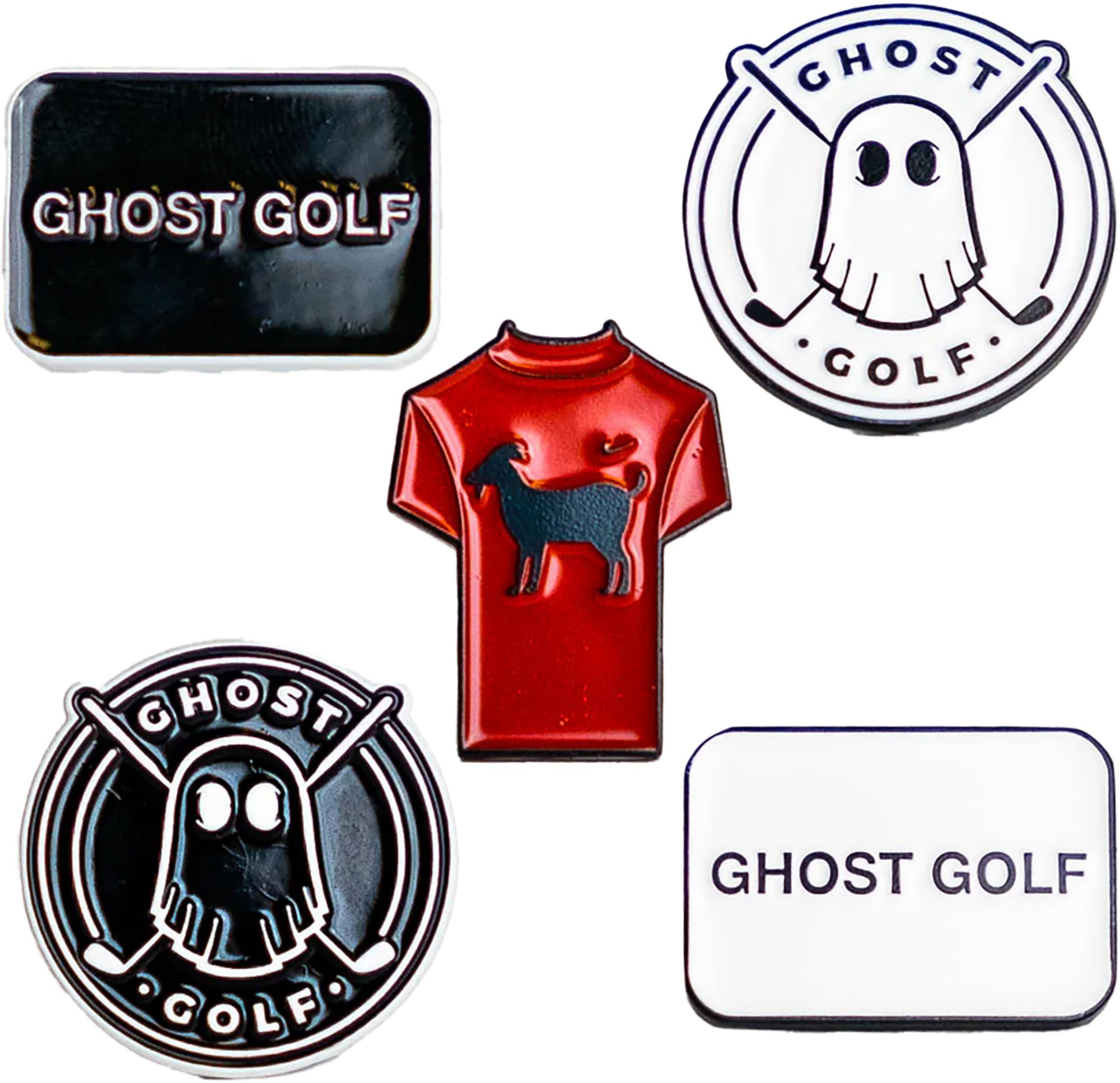 Ghost Golf Signature Ball Markers - 5 Pack