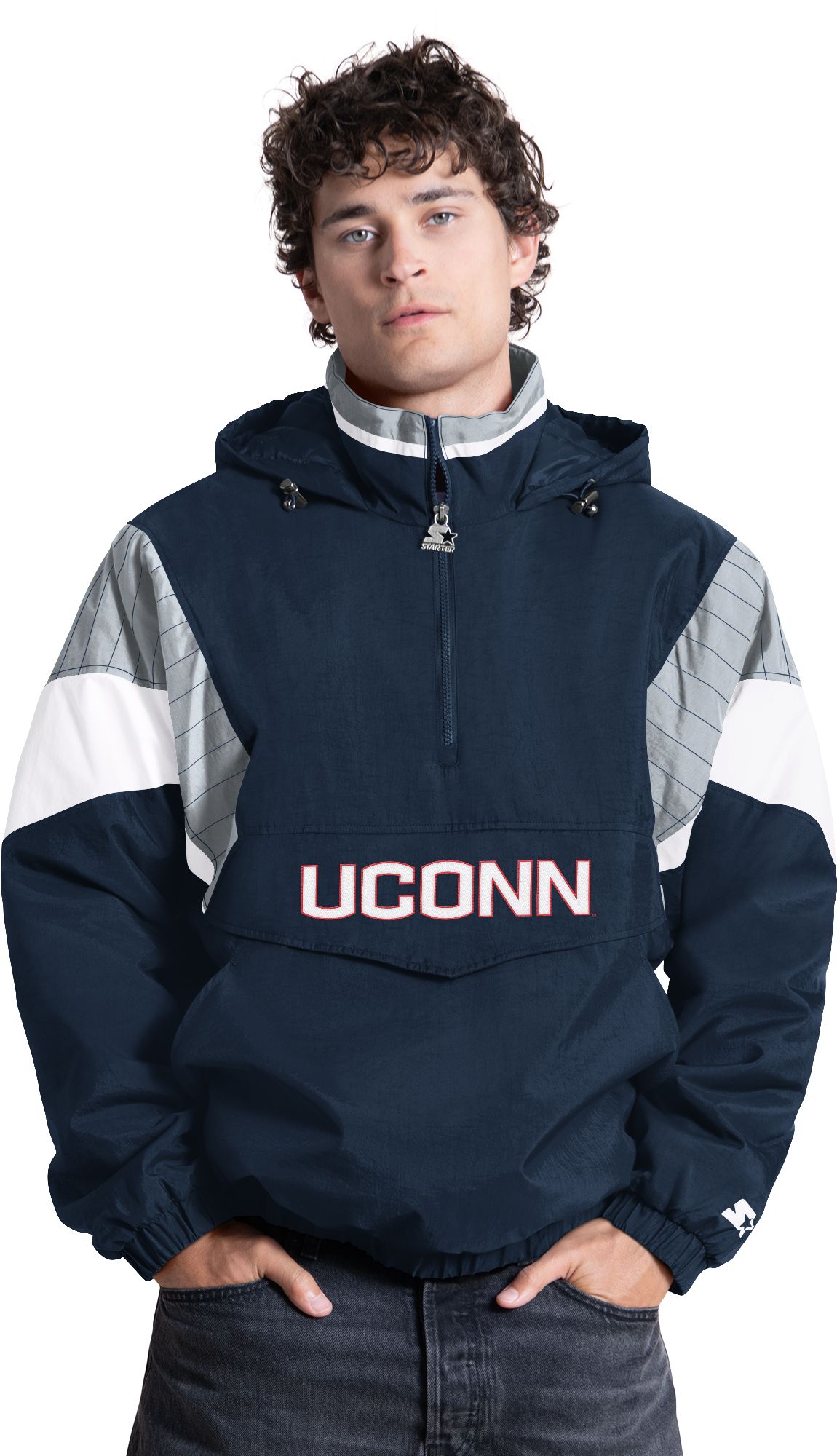 Starter Men's UConn Huskies Throwback Jacket