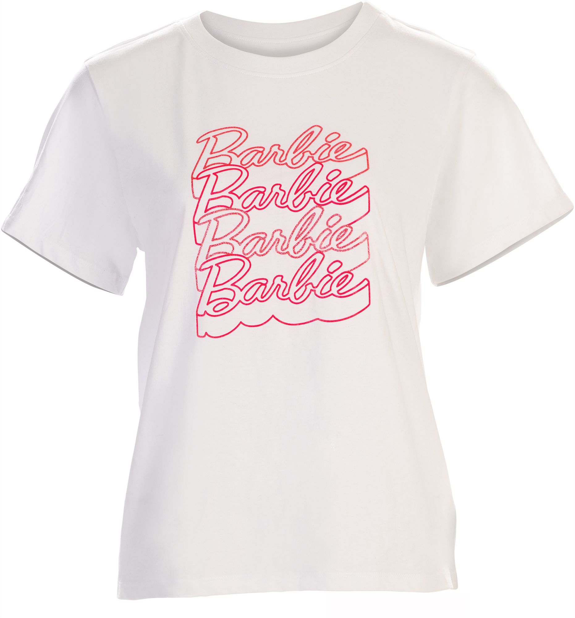 GK Elite Girls' Barbie Glitter Cheer Graphic Tee