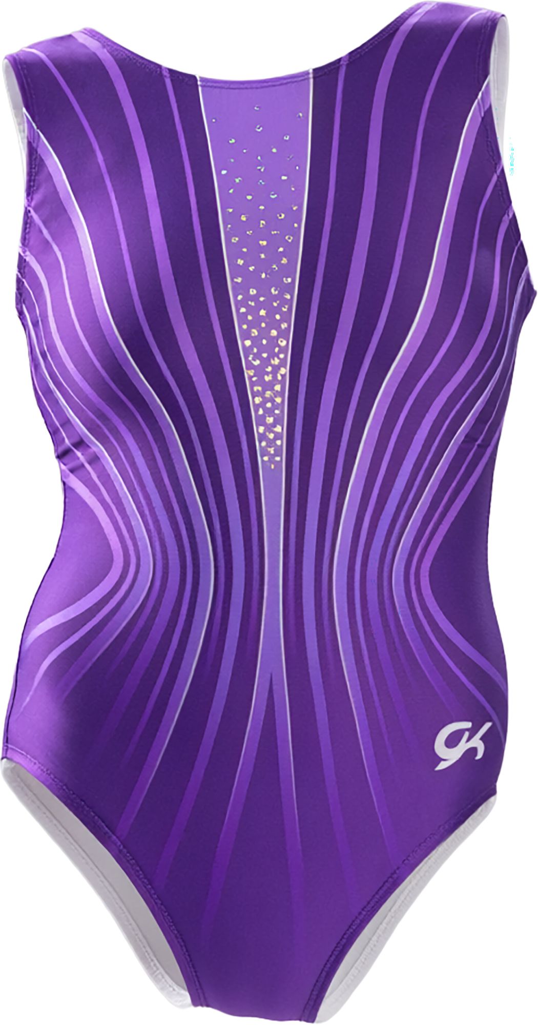 Gk Elite Girls' Purple Radiance Tank Leotard