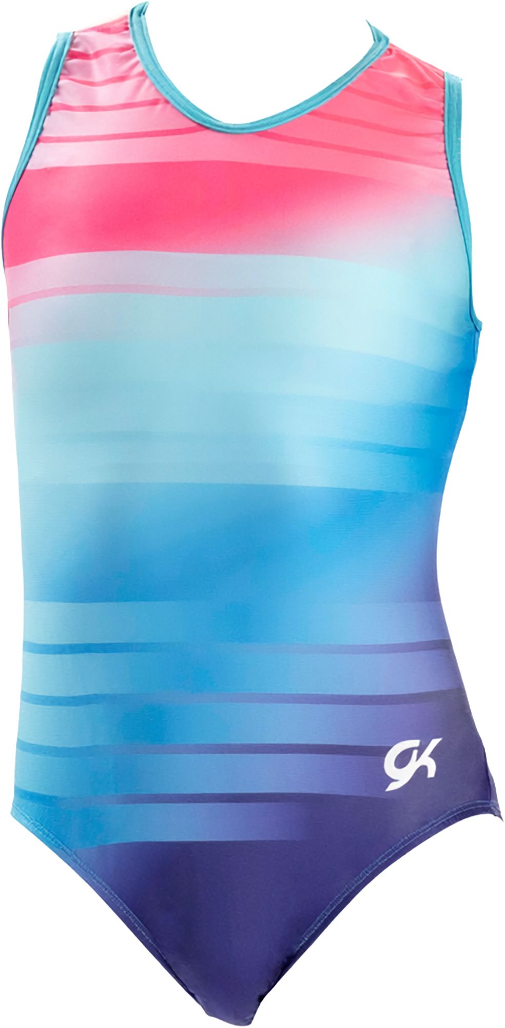 GK Elite Women's Ombre Dream Strappy Leotard