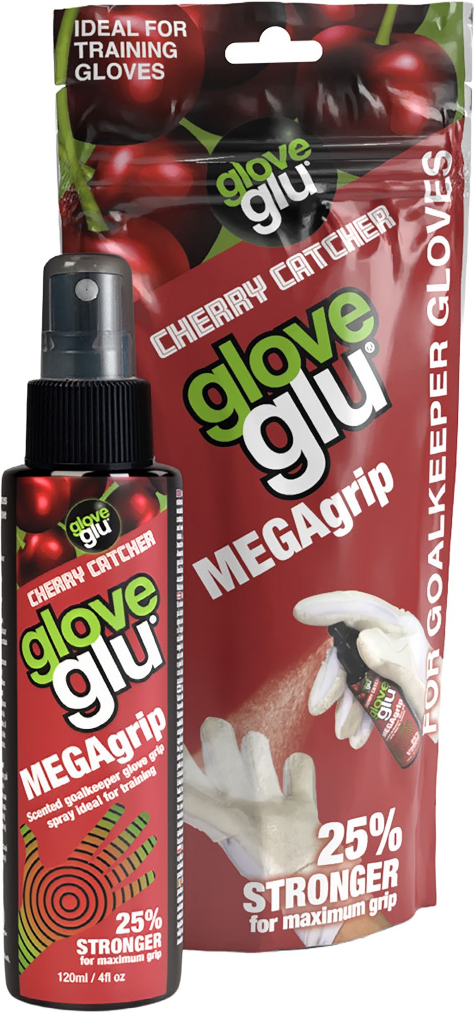 gloveglu MEGAgrip Cherry Catcher Soccer Glove Treatment