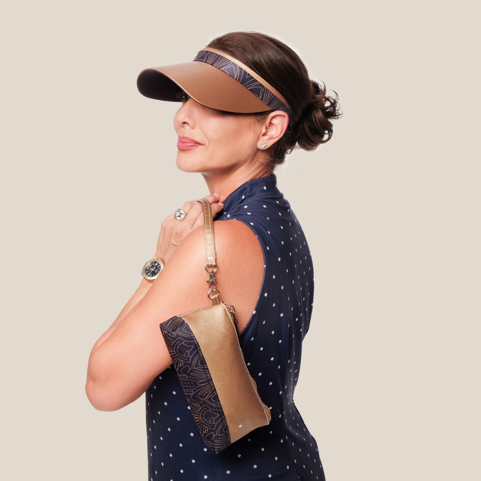 Glove It Women's Hook And Loop Adjustable Golf Visor