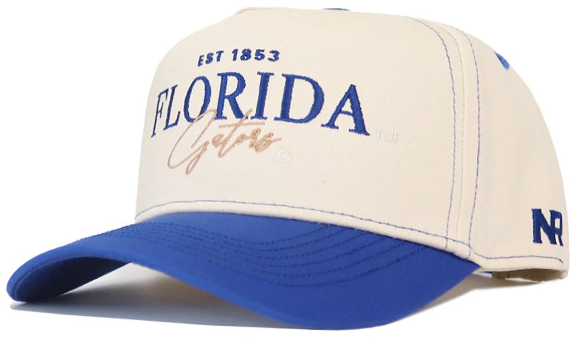 No Rivals Adult Florida Gators Blue Vintage Adjustable Snapback Hat