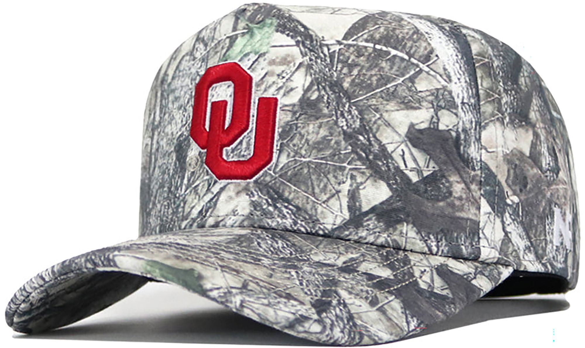 No Rivals Adult Oklahoma Sooners Camo Outland Adjustable Snapback Hat