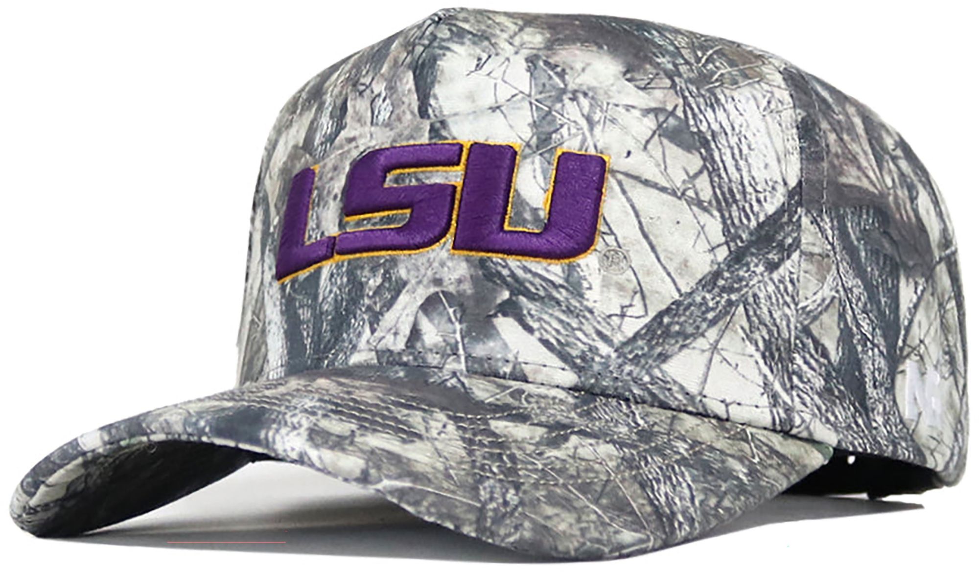 No Rivals Adult LSU Tigers Camo Outland Adjustable Snapback Hat