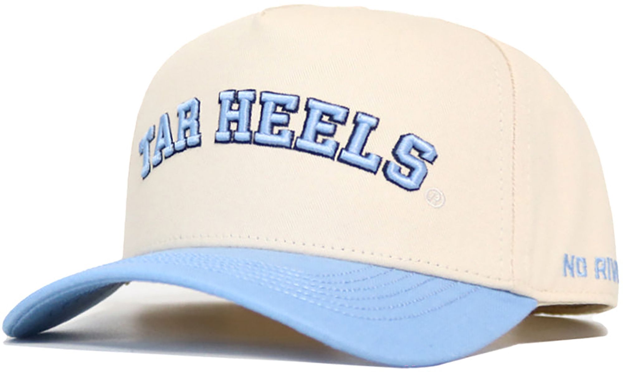 No Rivals Adult North Carolina Tar Heels Blue Right Side Up Adjustable Snapback Hat