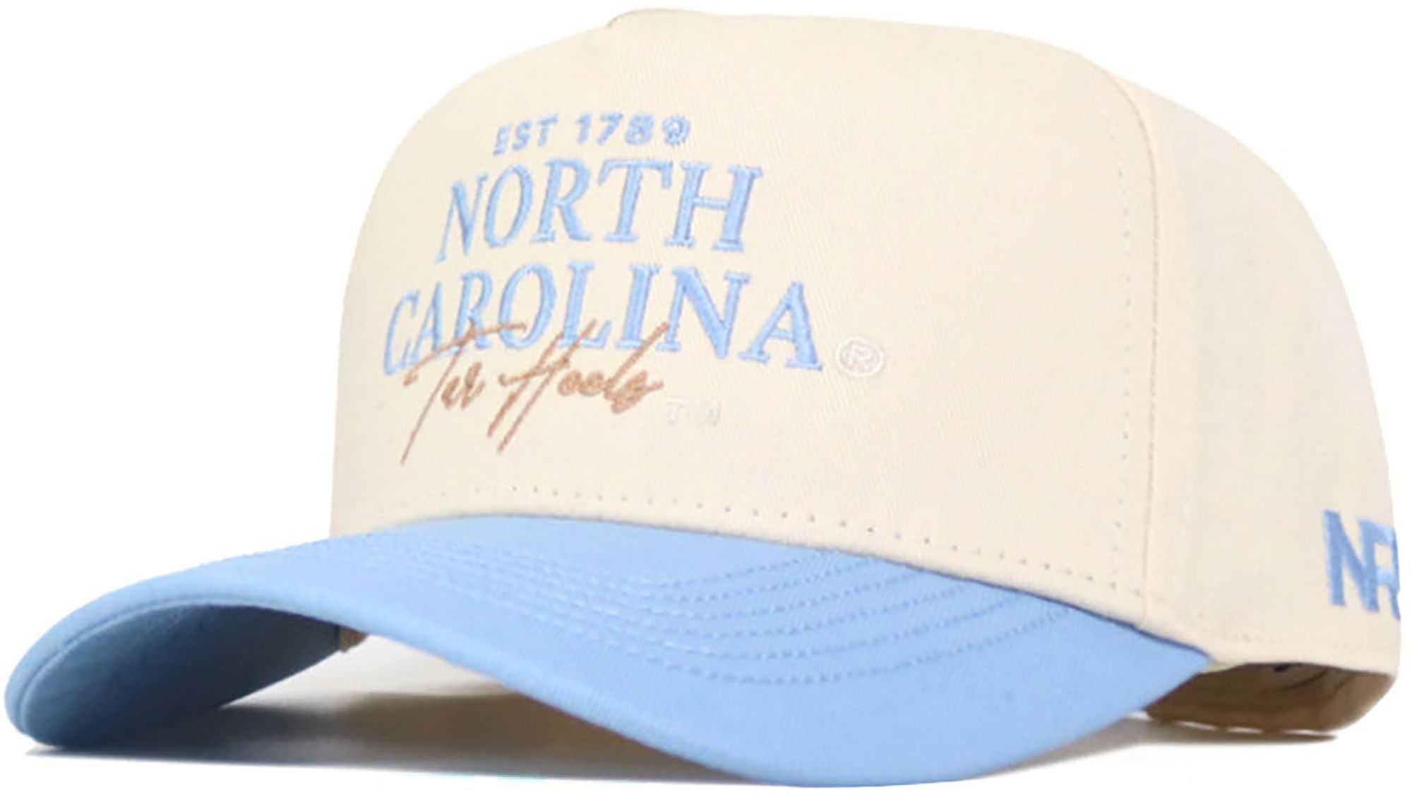 No Rivals Adult North Carolina Tar Heels Blue Vintage Adjustable Snapback Hat