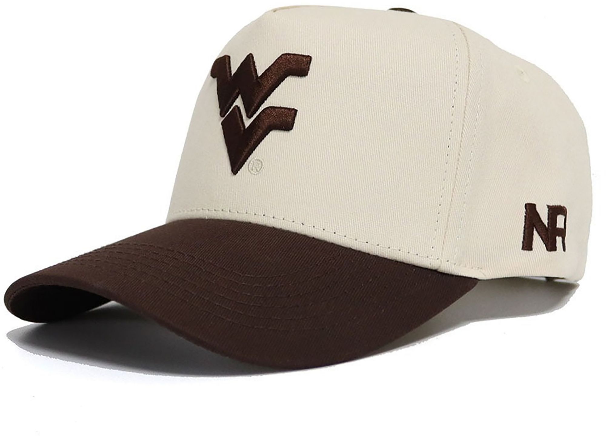 No Rivals Adult West Virginia Mountaineers Brown Espresso Adjustable Snapback Hat