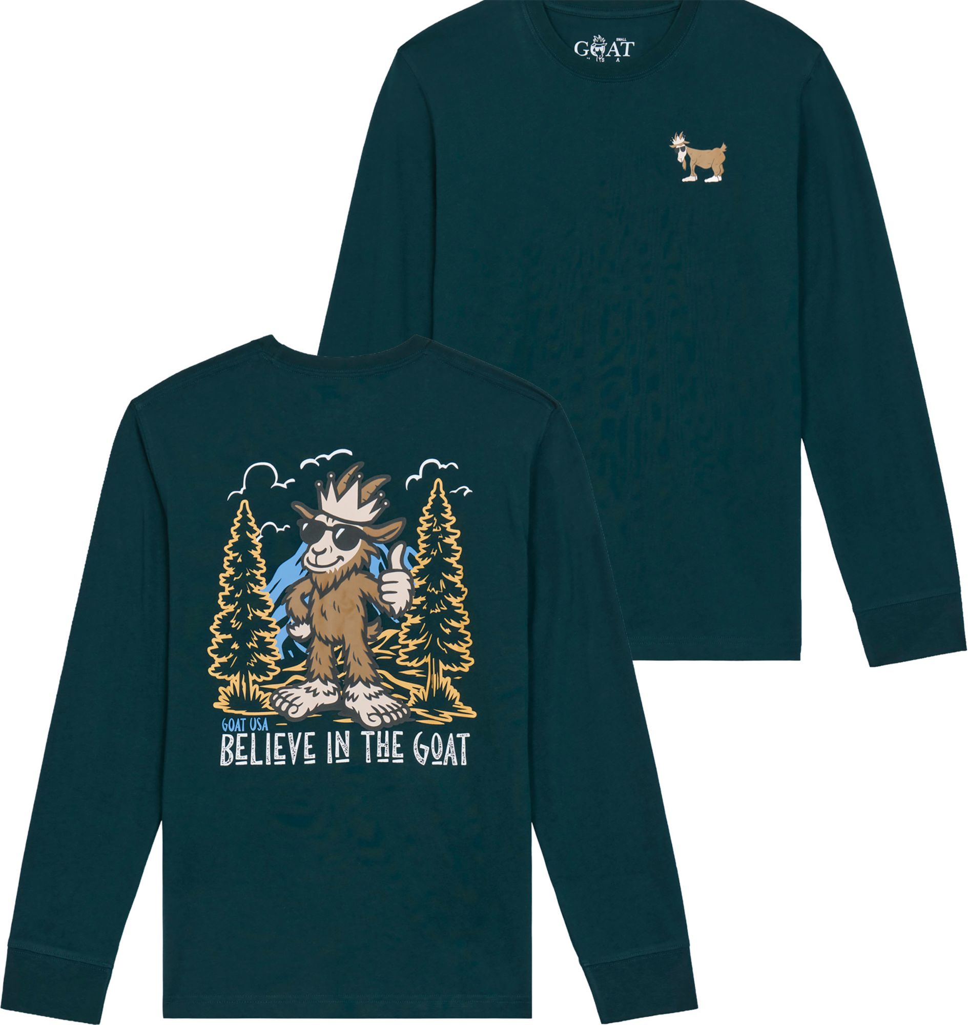 GOAT USA Boys' Believe in the Goat Long Sleeve T-Shirt