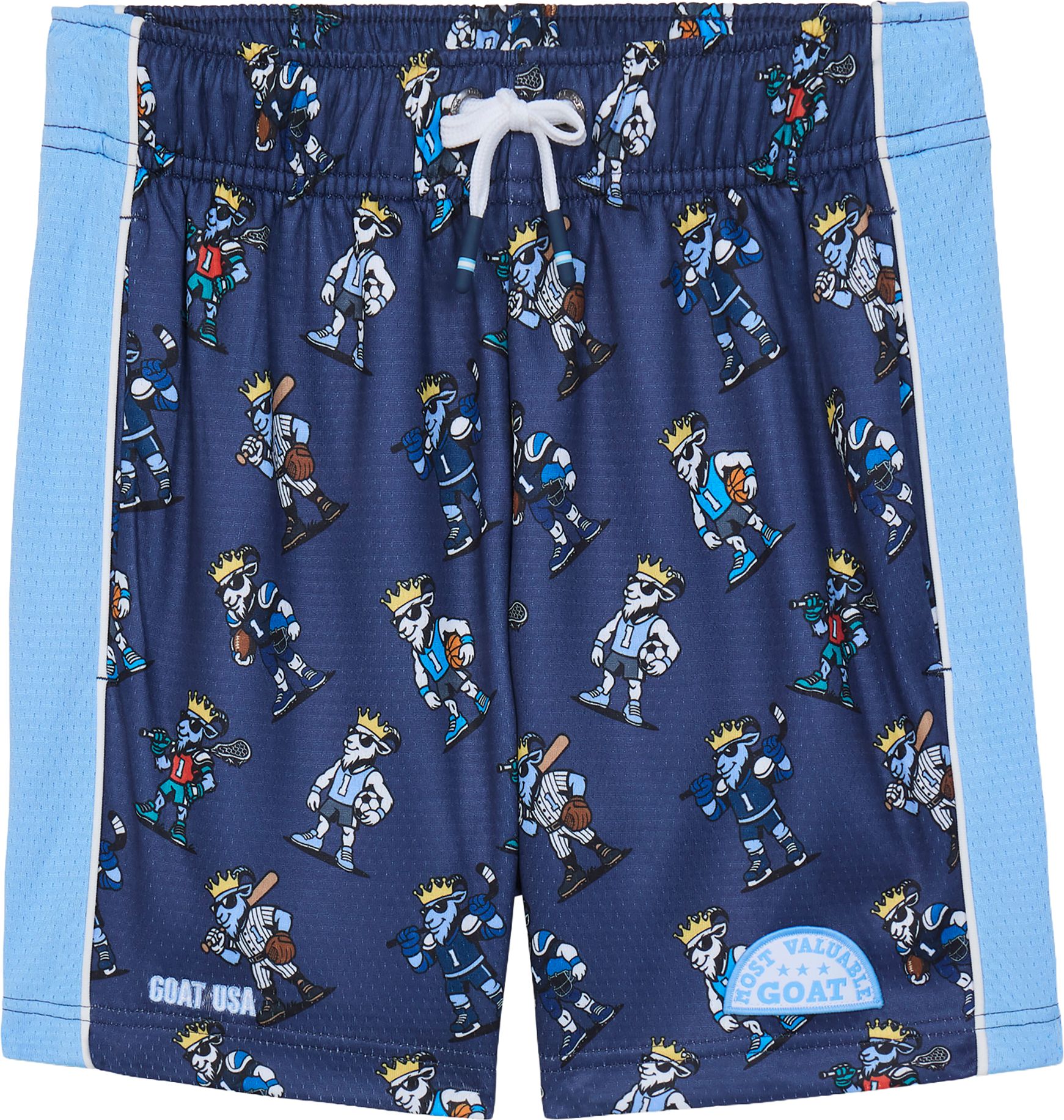 GOAT USA Boys' Most Valuable Goat AOP Shorts