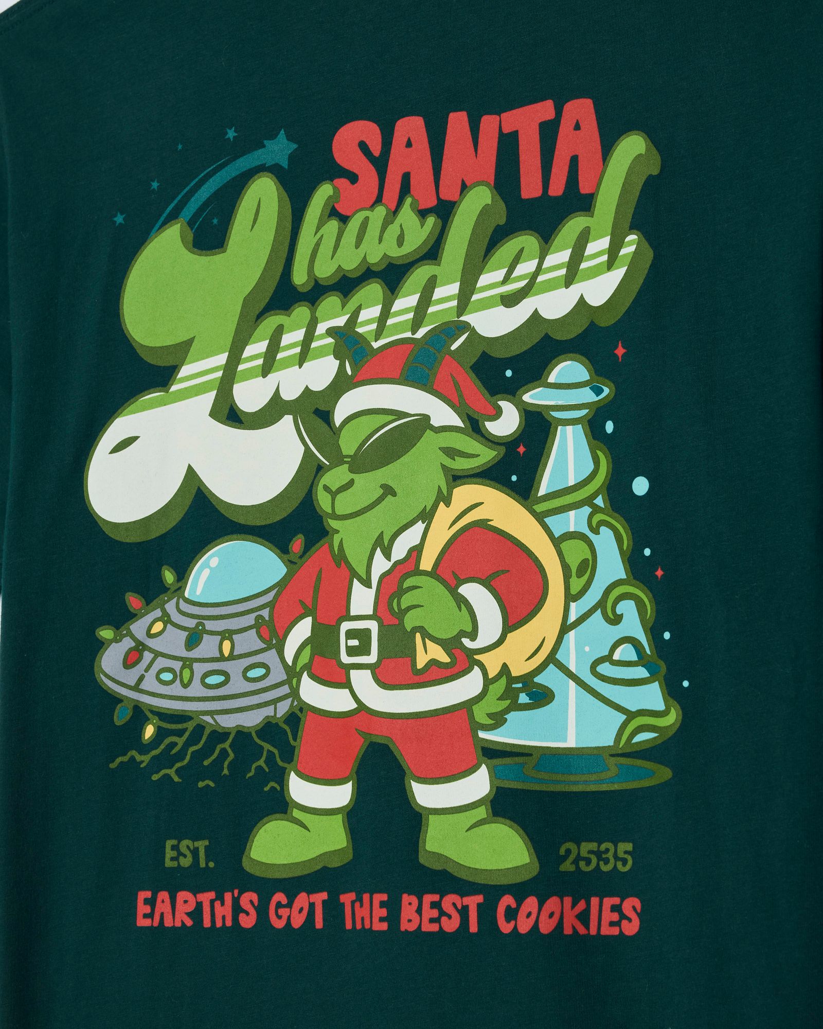 GOAT USA Boys' Alien Santa T-Shirt
